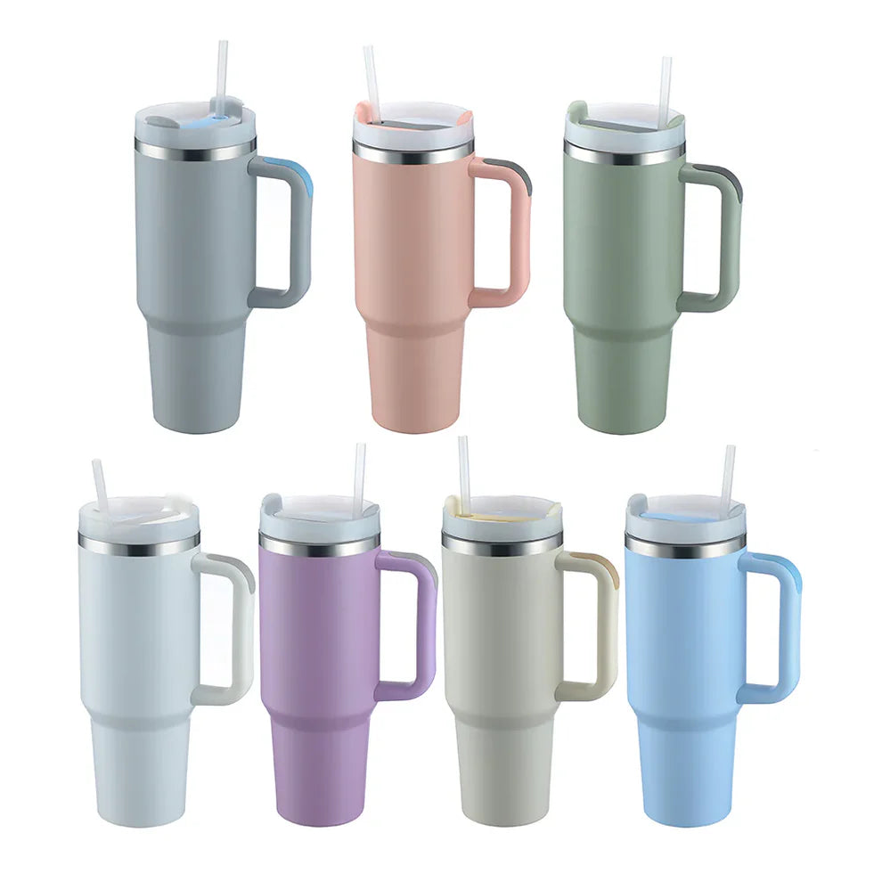 Hydration Tumbler with Straw - 40 oz