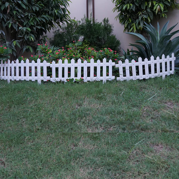 PVC Garden Fence (Pack Of 3 )
