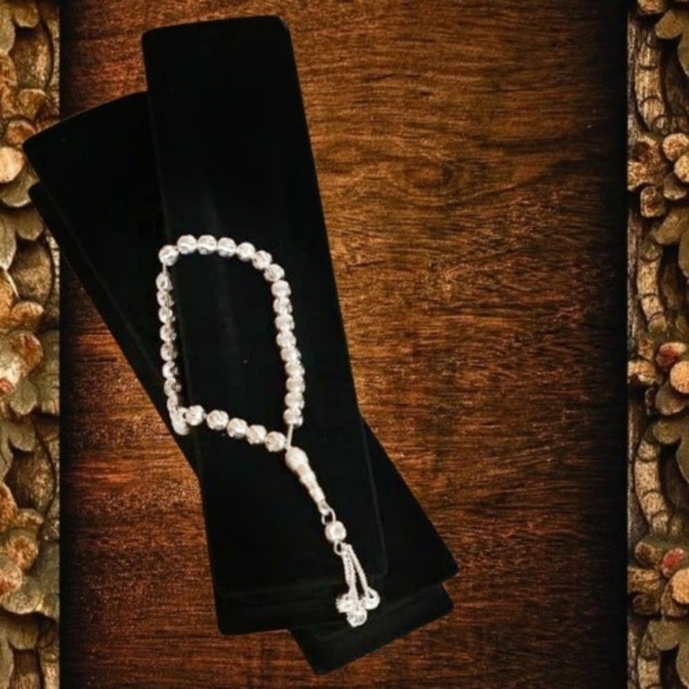 Italian Style Chandi Tasbih (Free Gift Box Packing)