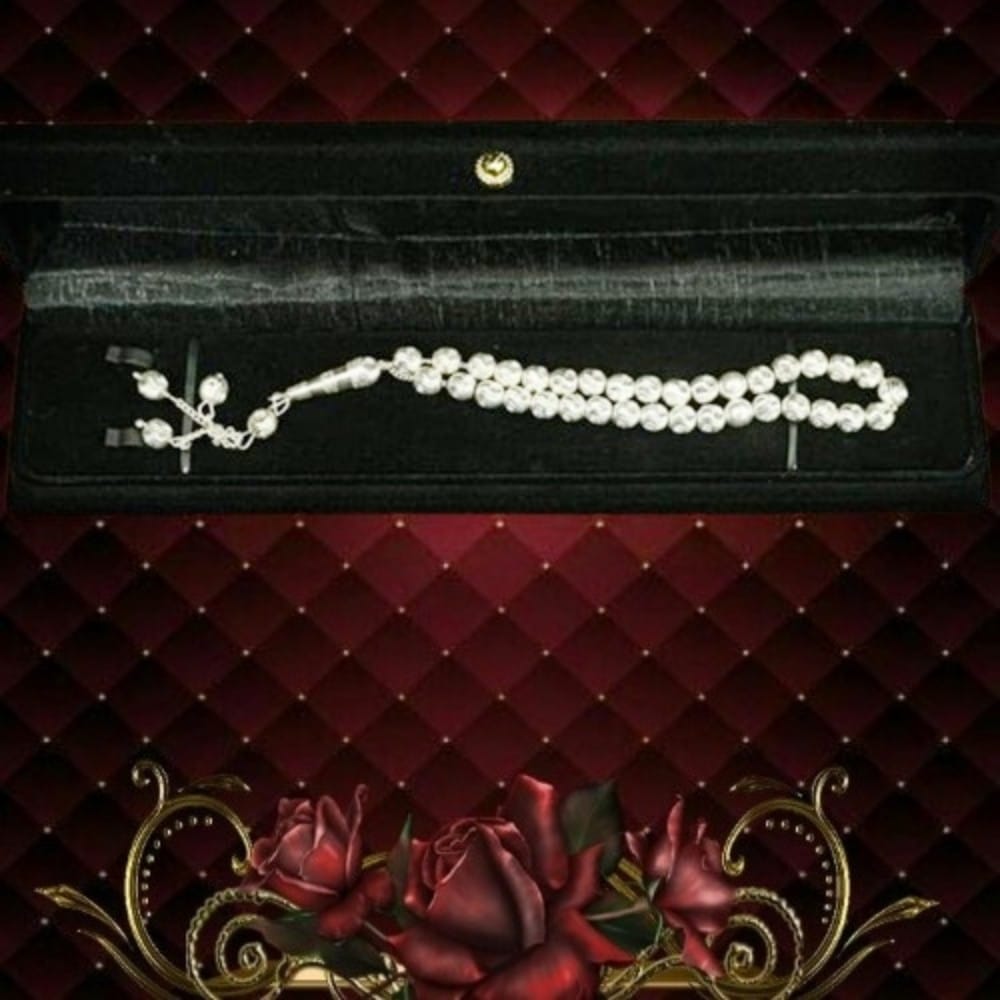 Italian Style Chandi Tasbih (Free Gift Box Packing)