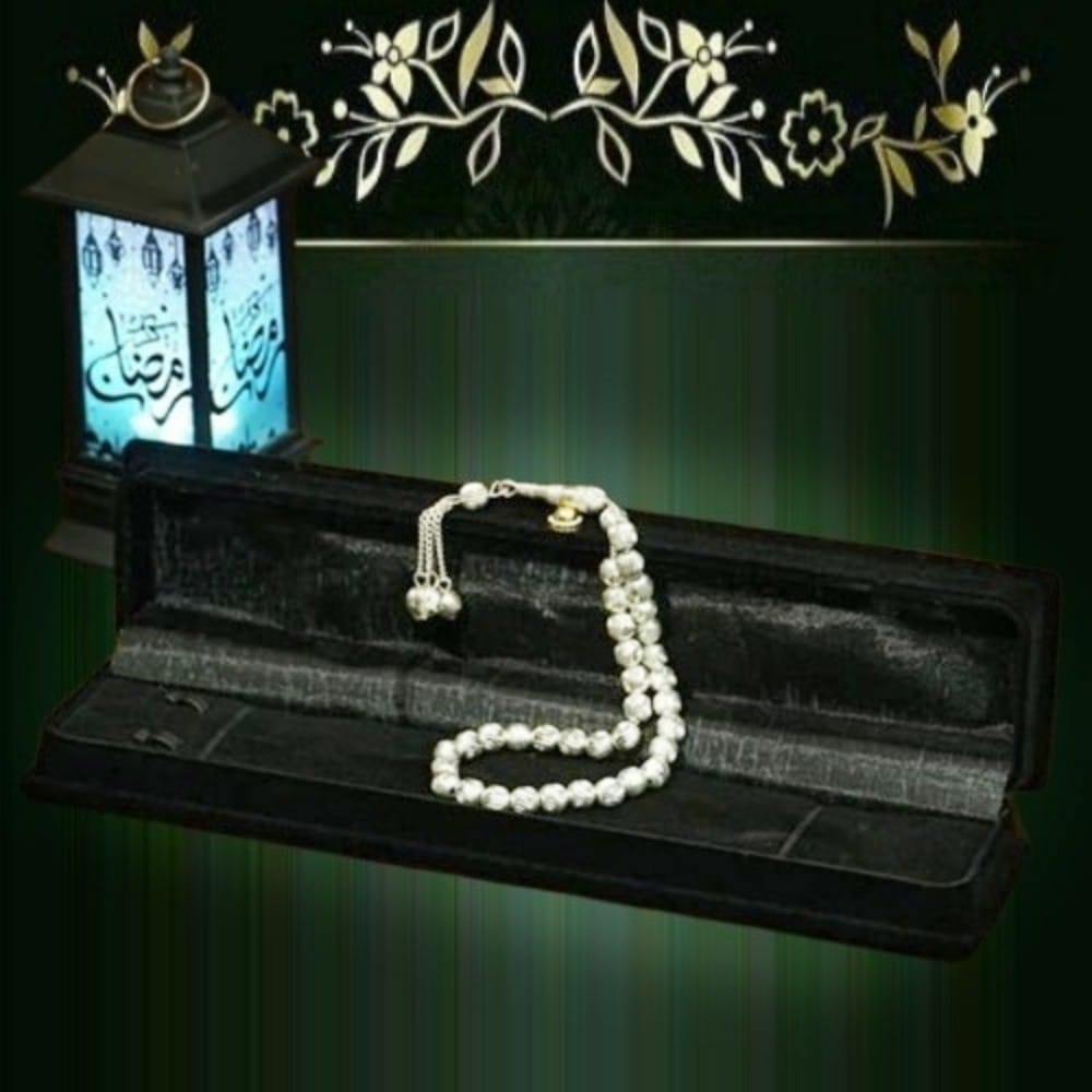Italian Style Chandi Tasbih (Free Gift Box Packing)