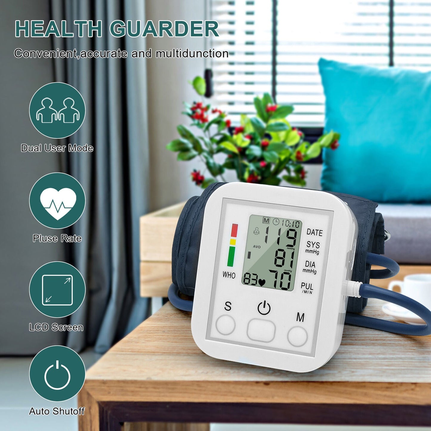 Automatic Digital Monitor BP Machine