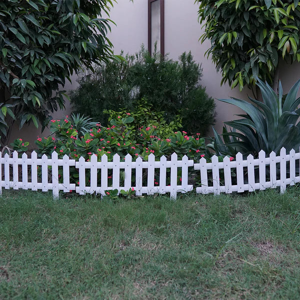 PVC Garden Fence (Pack Of 3 )