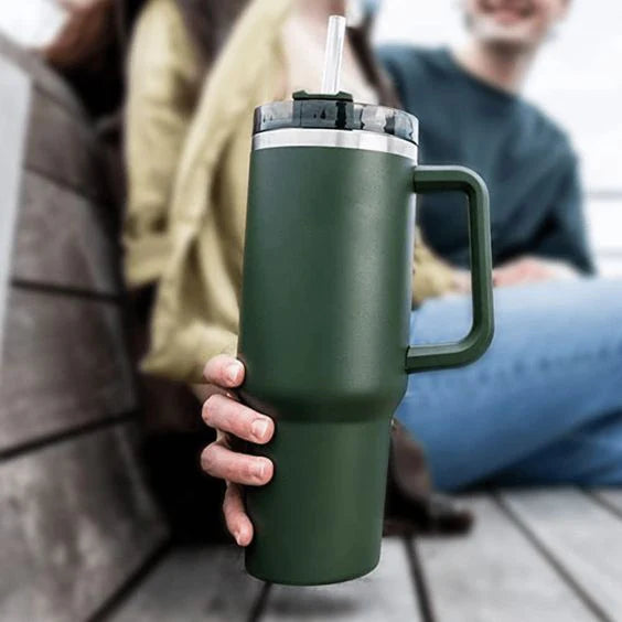 Hydration Tumbler with Straw - 40 oz
