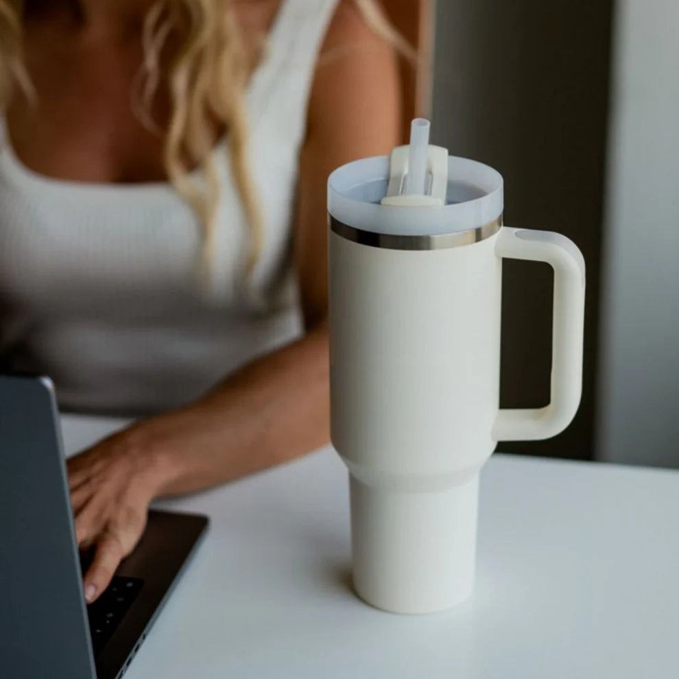 Hydration Tumbler with Straw - 40 oz