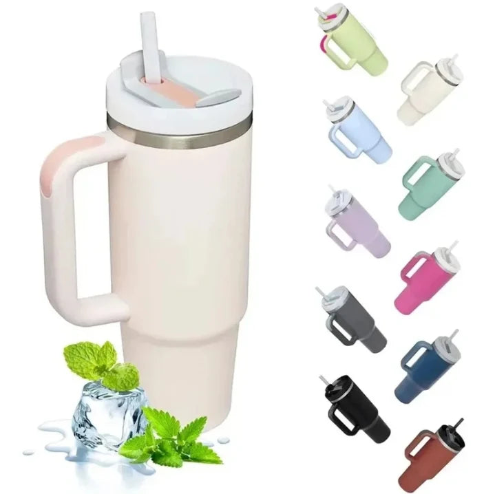 Hydration Tumbler with Straw - 40 oz