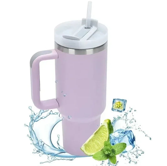 Hydration Tumbler with Straw - 40 oz
